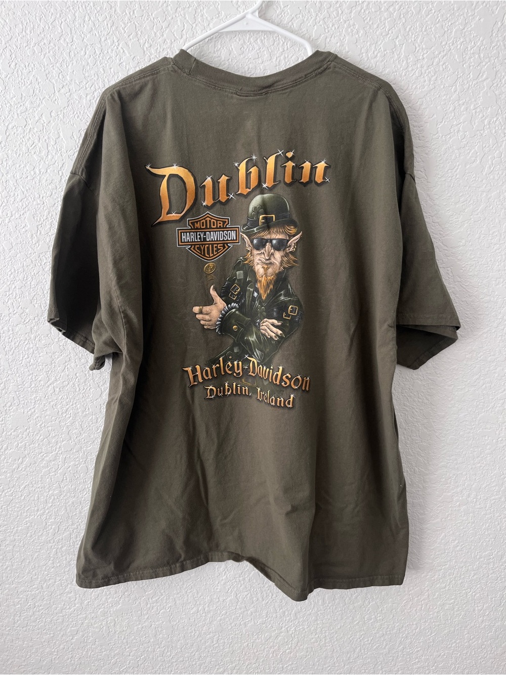 Harley-Davidson Olive Green Dublin Graphic Tee